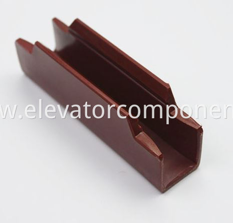 guide shoe insert Mitsubishi Elevator Cabin Guide Rail 10mm 16mm 